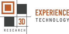 3D Research Logo